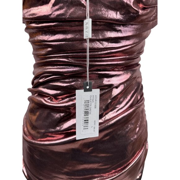 ASTR the Label Women's Paulette Mini BodyCon Dress, Bronze Size L - Picture 8 of 13